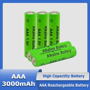 2023 Aukštos Kokybės AAA Baterija 3000mAh 1,5 V Alkaline AAA tipo Akumuliatorius, Skirtas Nuotolinio Valdymo Žaislas Šviesos Baterija Didelės Talpos