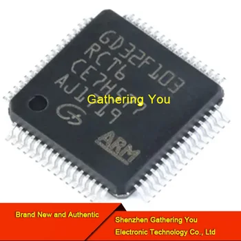GD32F103RCT6 QFP64 ARM Mikrovaldiklių - MCU 32-bitų ARM Cortex -M3 MCU Nauja Autentiškais