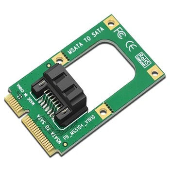 MSATA Į SATA Adapteris Kortelės MSATA Su 7PIN Kietasis Diskas SSD (Solid State SATA3.0 Sąsaja Konversijos Kortelės