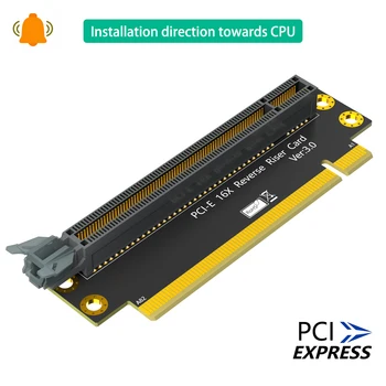 PCI-e 16X 3.0 90 laipsnių atvirkštinio male-to-moterų stove kortelę 2U servers